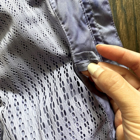 Lululemon pleated, purple workout jacket. Size 4 - Picture 2 of 5